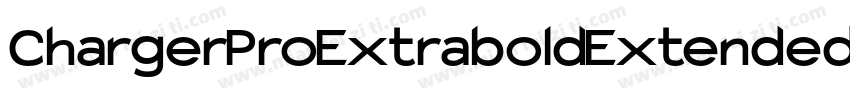 Charger Pro Extrabold Extended字体转换